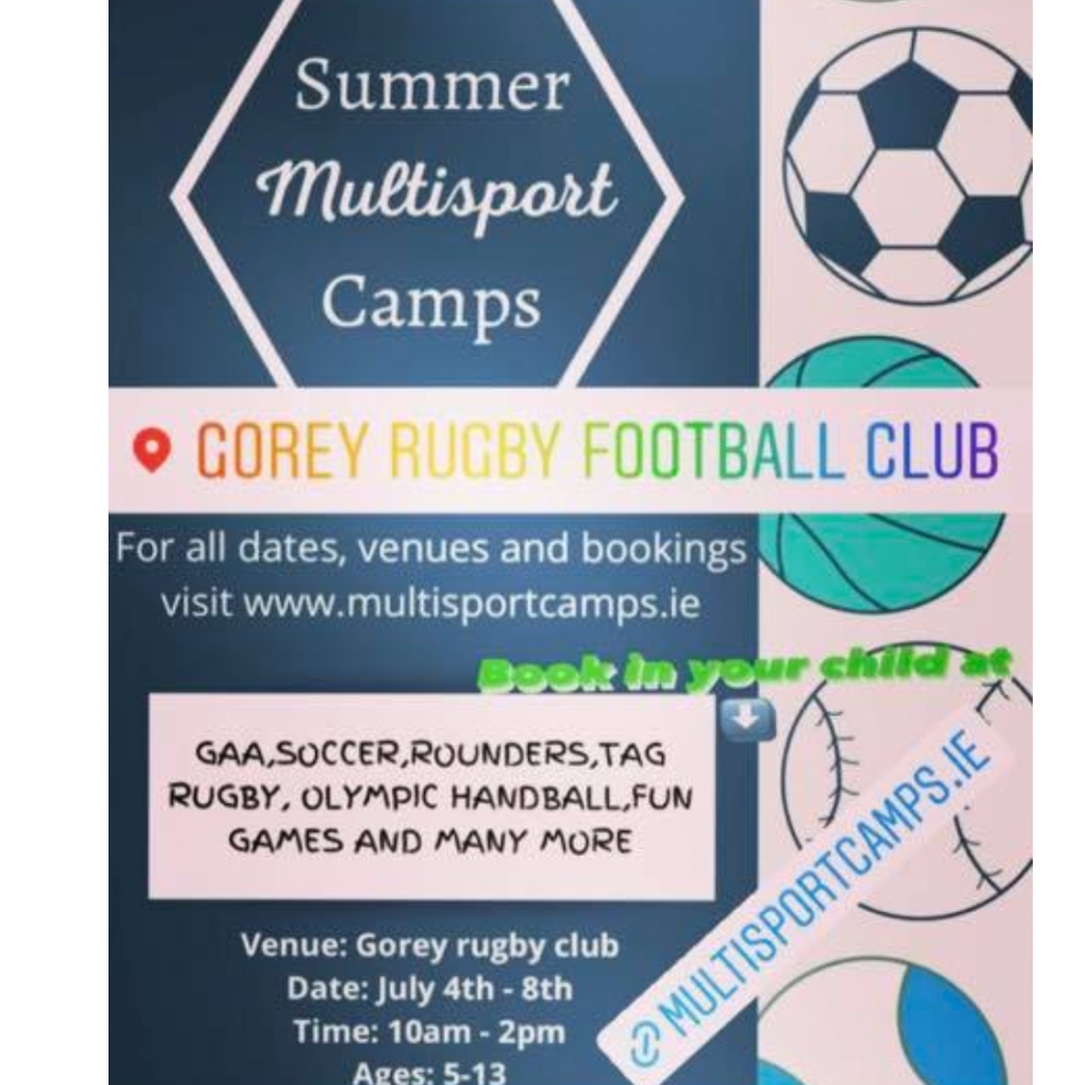 summer multisports camps gorey love gorey