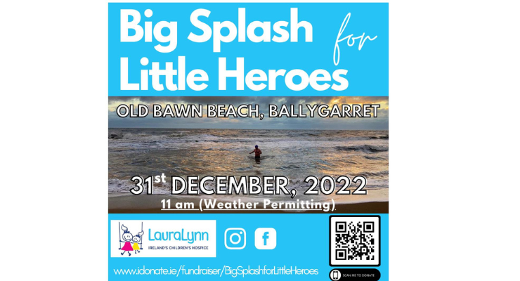 Big Splash for little hero Old Bawn Beach