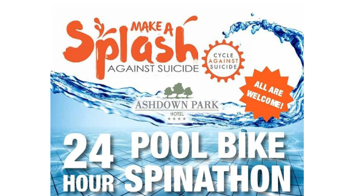 Pool Bike Splash -a- thon in aid of Cycle Against Suicide