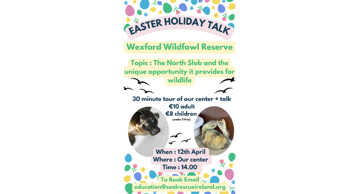 Wexford Wildfowl Reserve talk at Seal Rescue Ireland