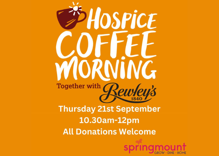 hospice coffee morning springmount