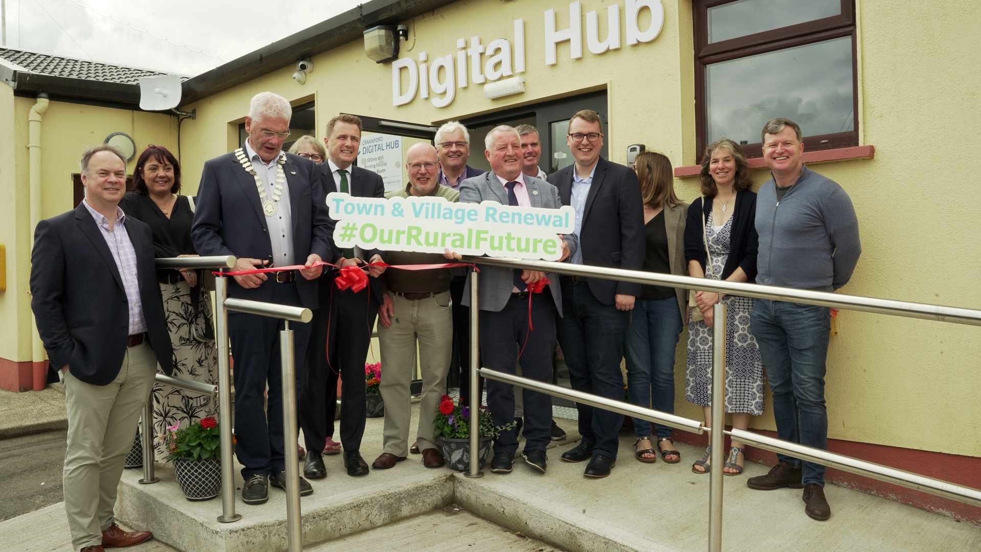Opening of the Craanford Community Shop and Digital Hub