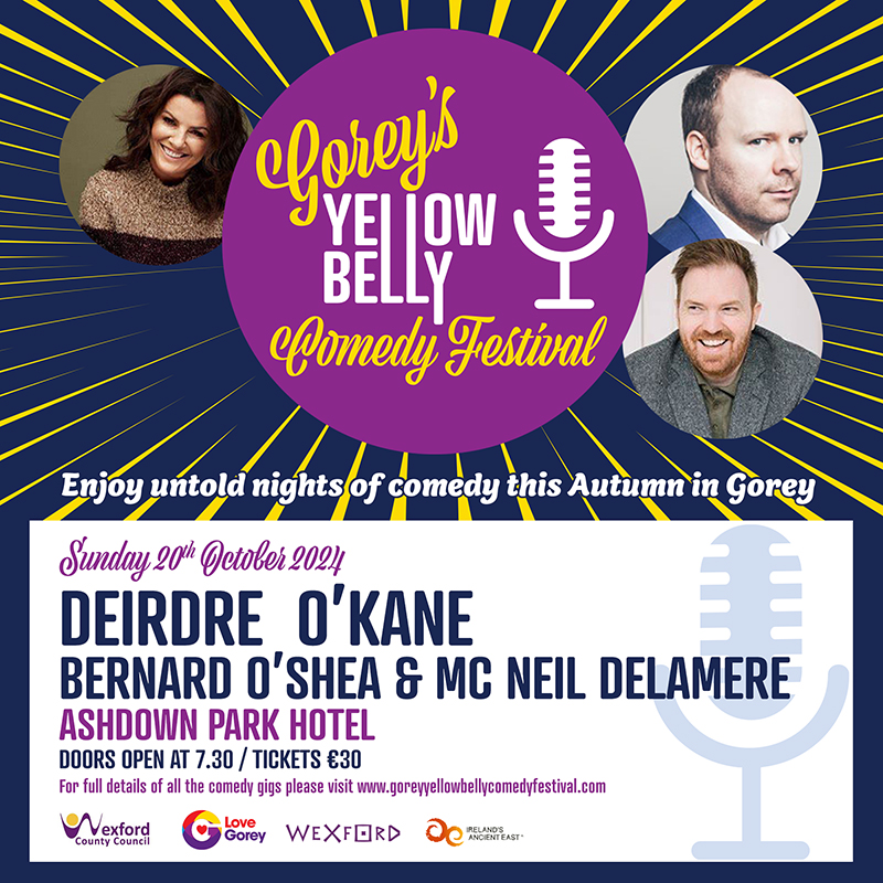 2024 Gorey Yellow Belly Comedy Festival